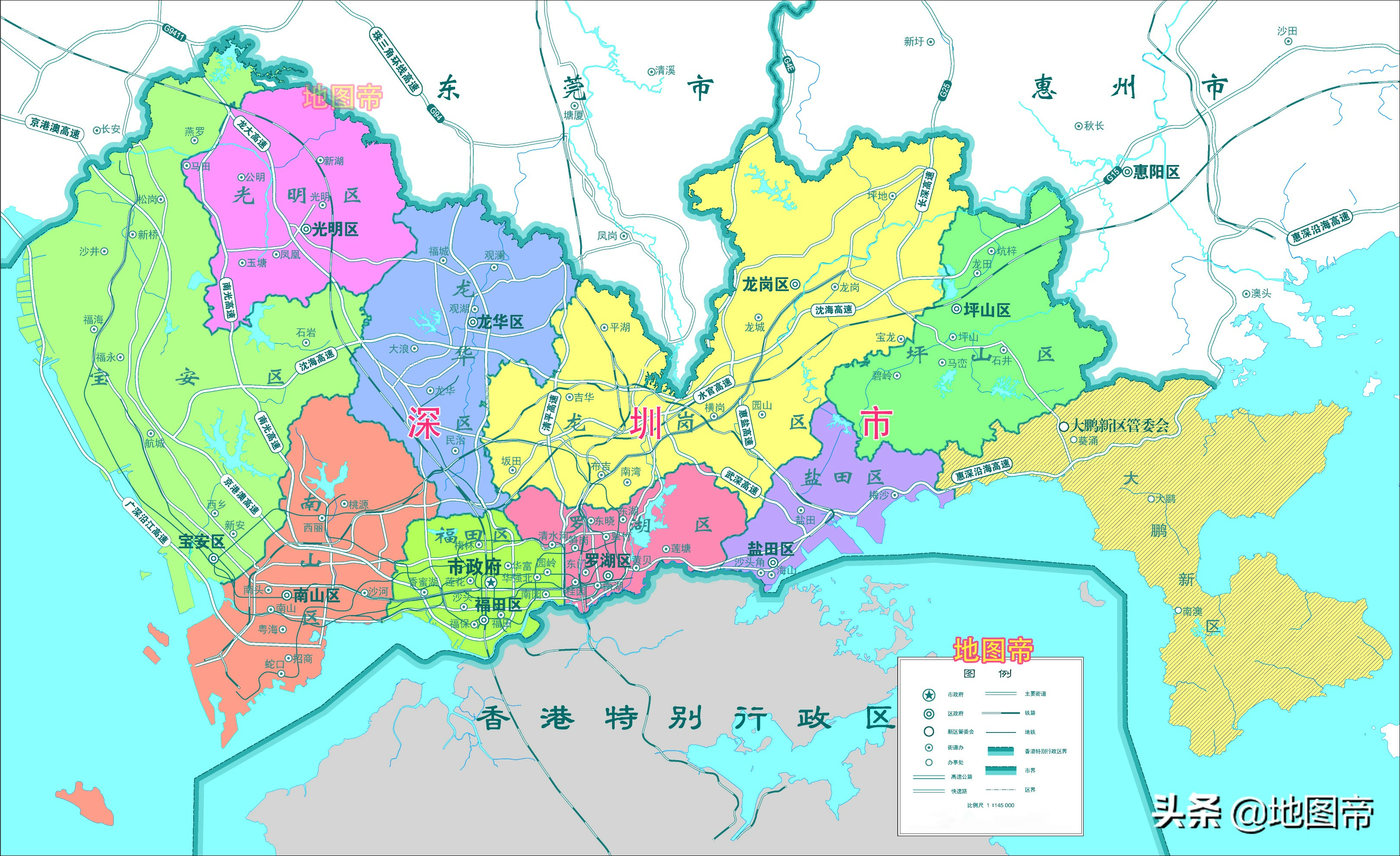 深圳市最新高清地图，探寻自然美景，寻找内心平静的旅程